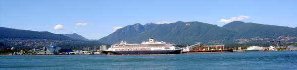 Vancouver Hafenausfahrt